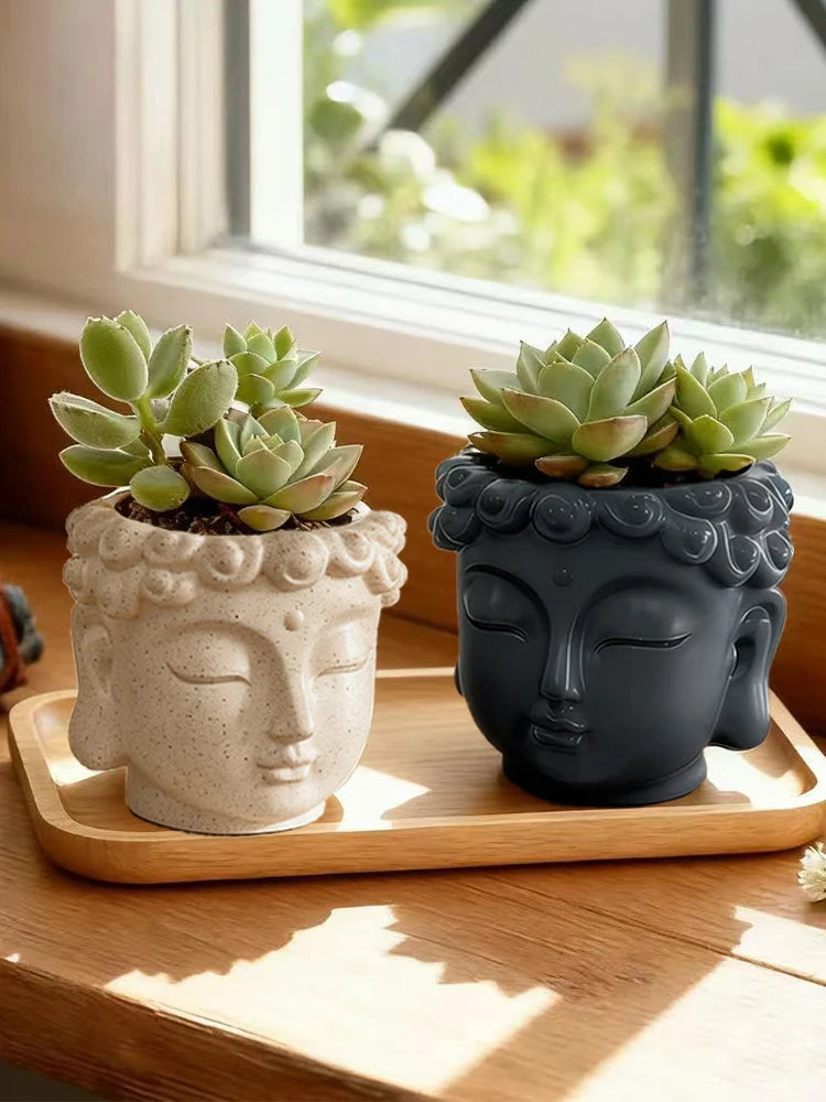 Creative Buddha Statue Flower Pot