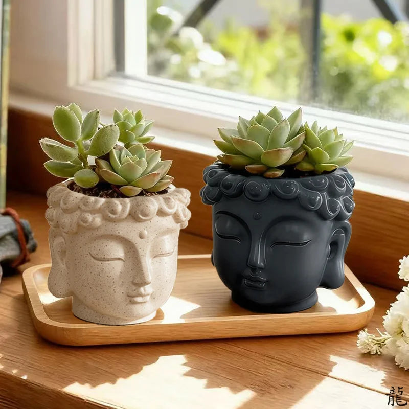 Creative Buddha Statue Flower Pot