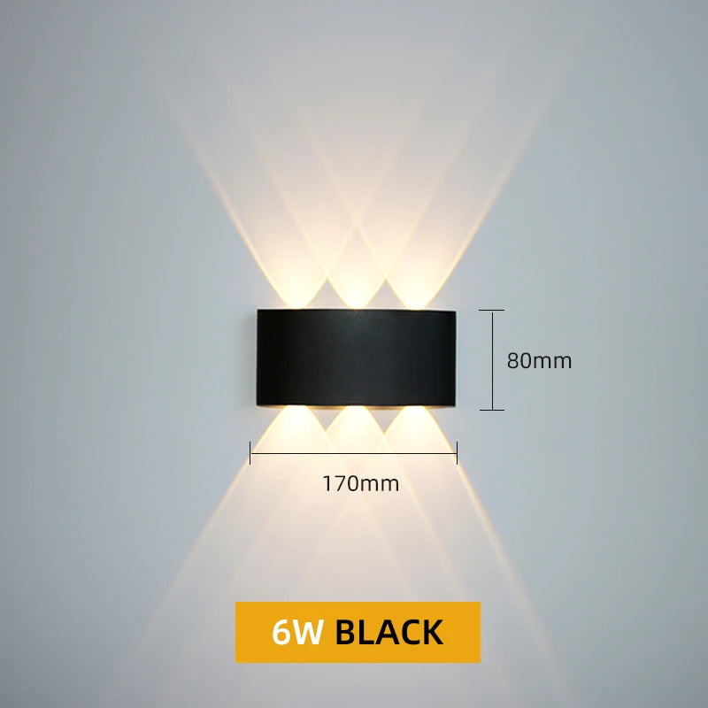 Aluminum LED Wall Lamp IP65 Waterproof