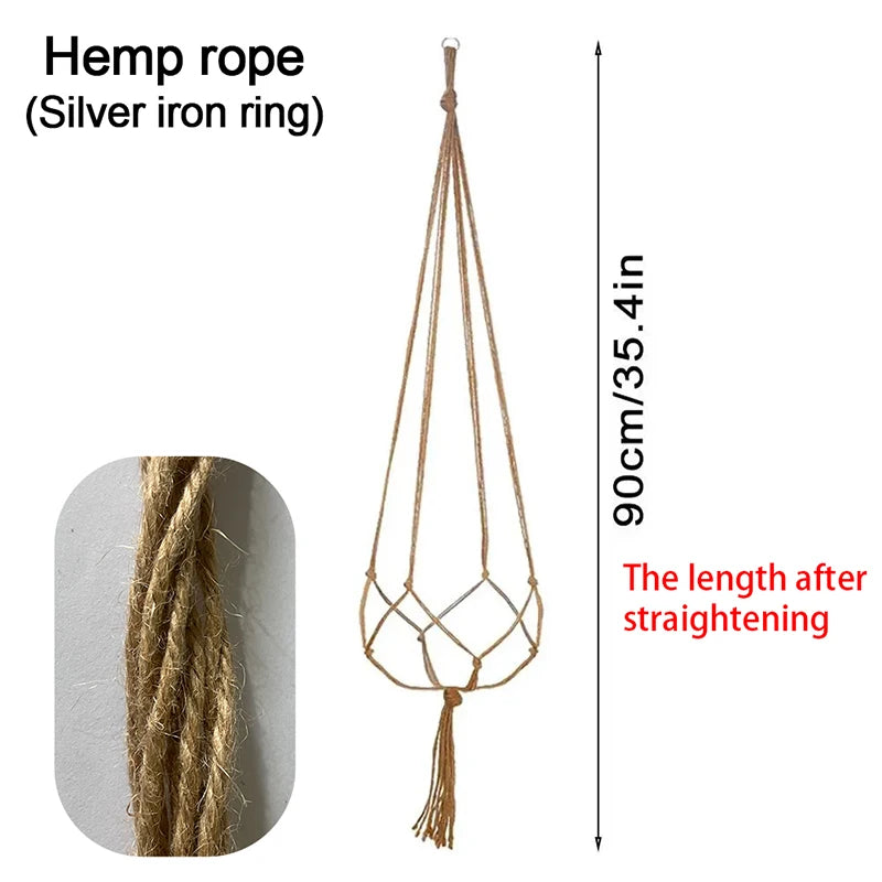 Hanging Plant Pot Basket with Hook