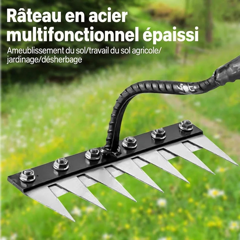 Garden Weeding Rake 5/6/7/8 Teeth