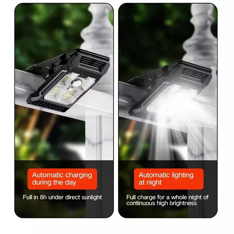 Solar Powered Courtyard Lamp