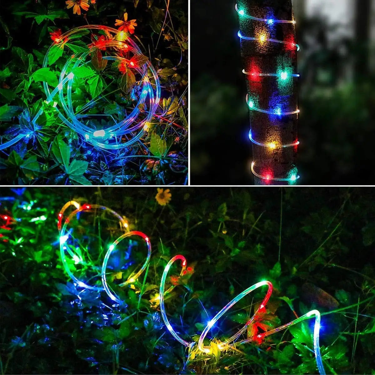 LED Solar Strip Rope Fairy Lights