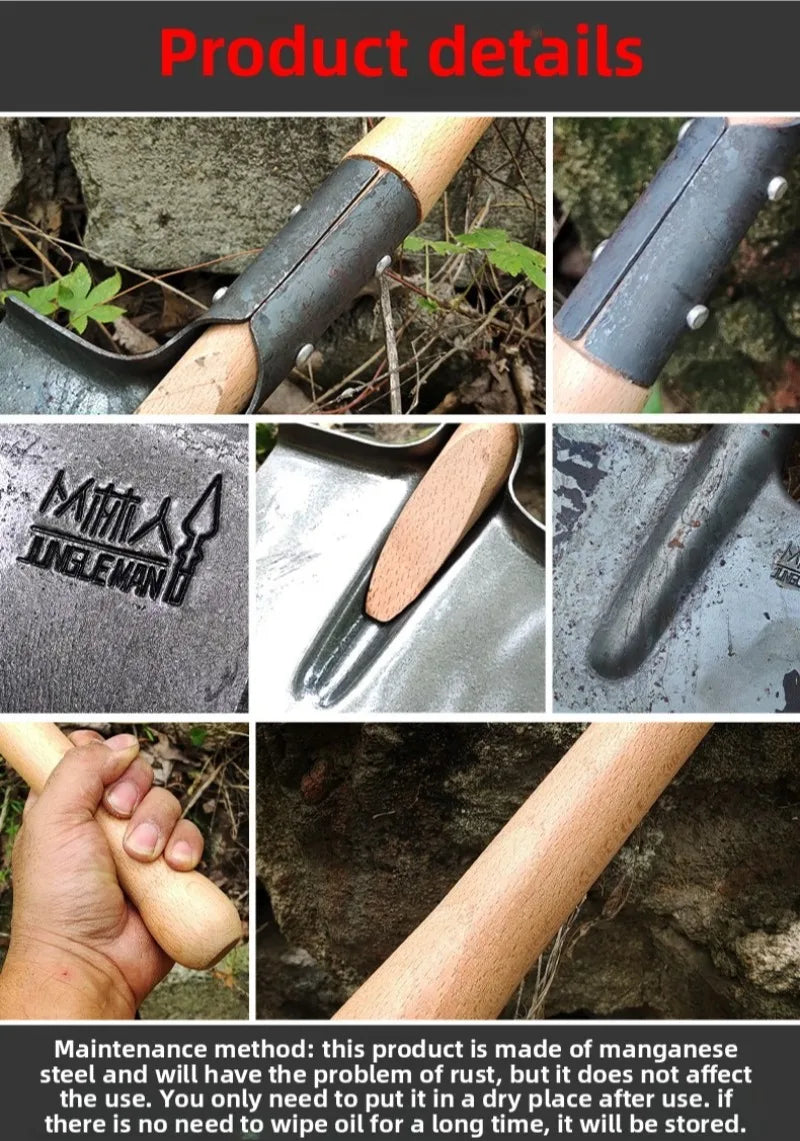 Manganese Steel Sapper Shovel Set |