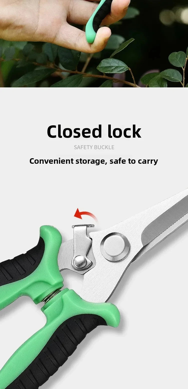 190mm Stainless Steel Pruning Shears