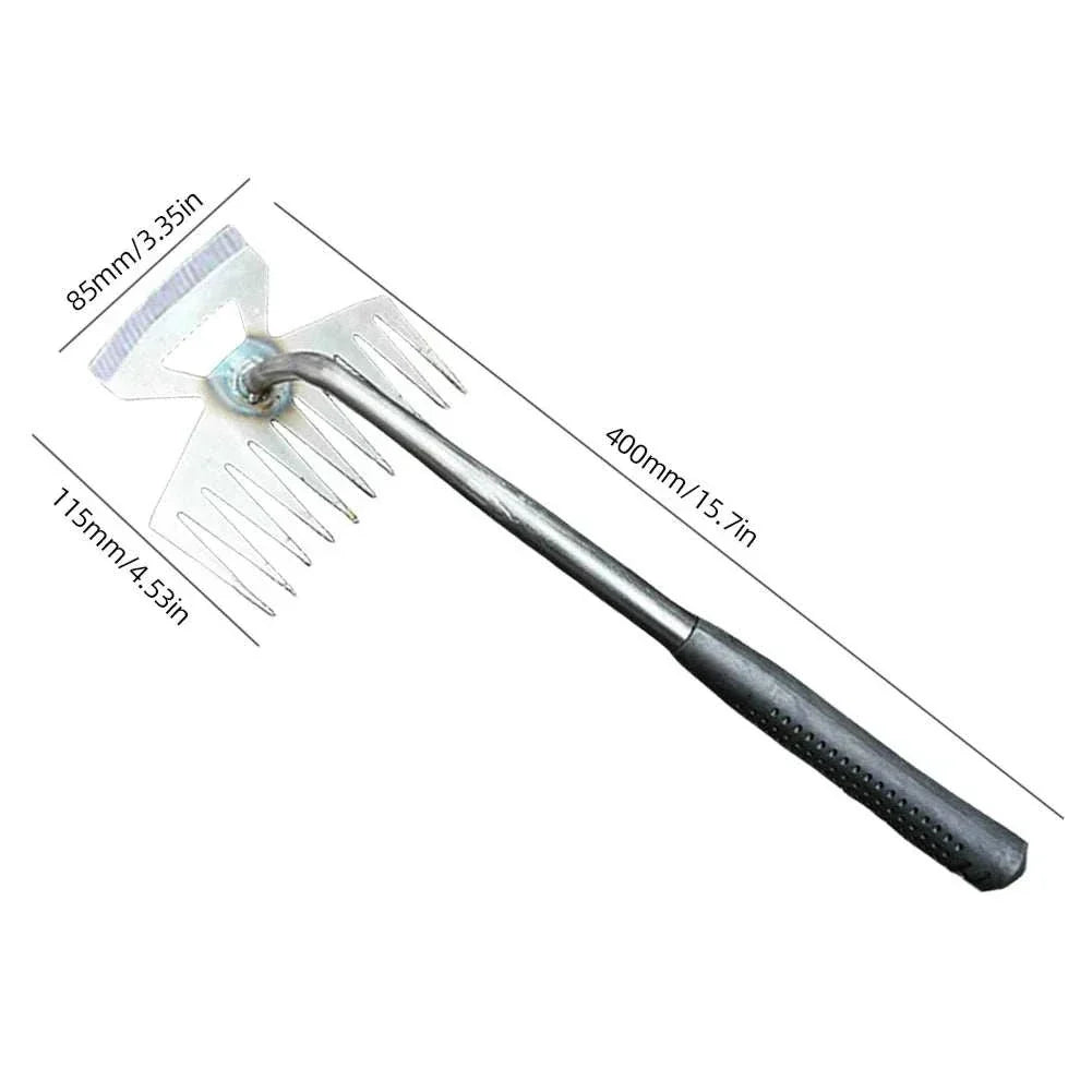 heavy-duty multifunctional garden shovel with steel blade for digging and scraping