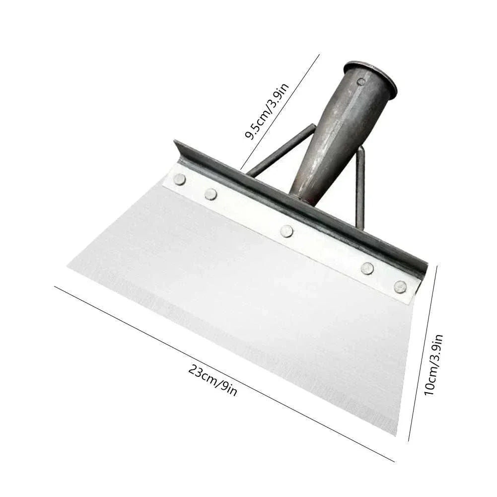 Heavy-duty multifunctional garden shovel with steel blade for digging and weeding
