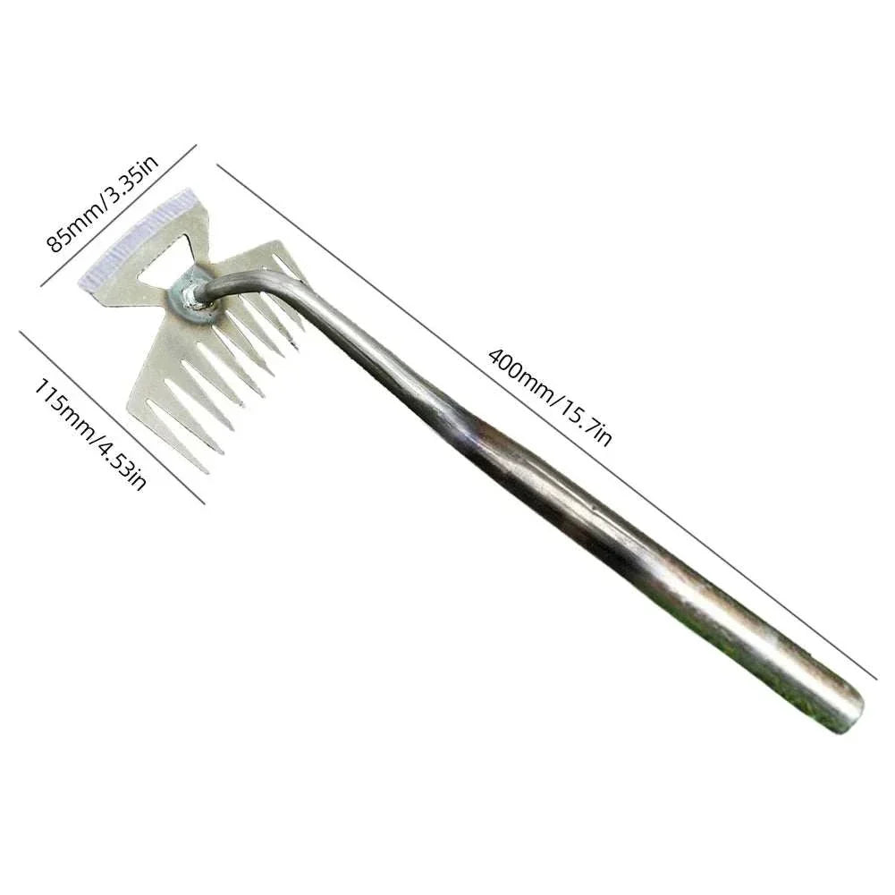 Heavy-duty multifunctional garden shovel with steel blade