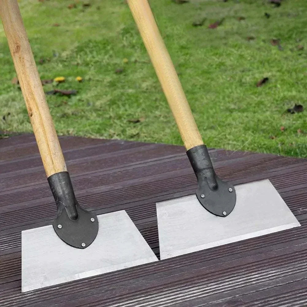 Heavy-duty multifunctional garden shovel with steel blade