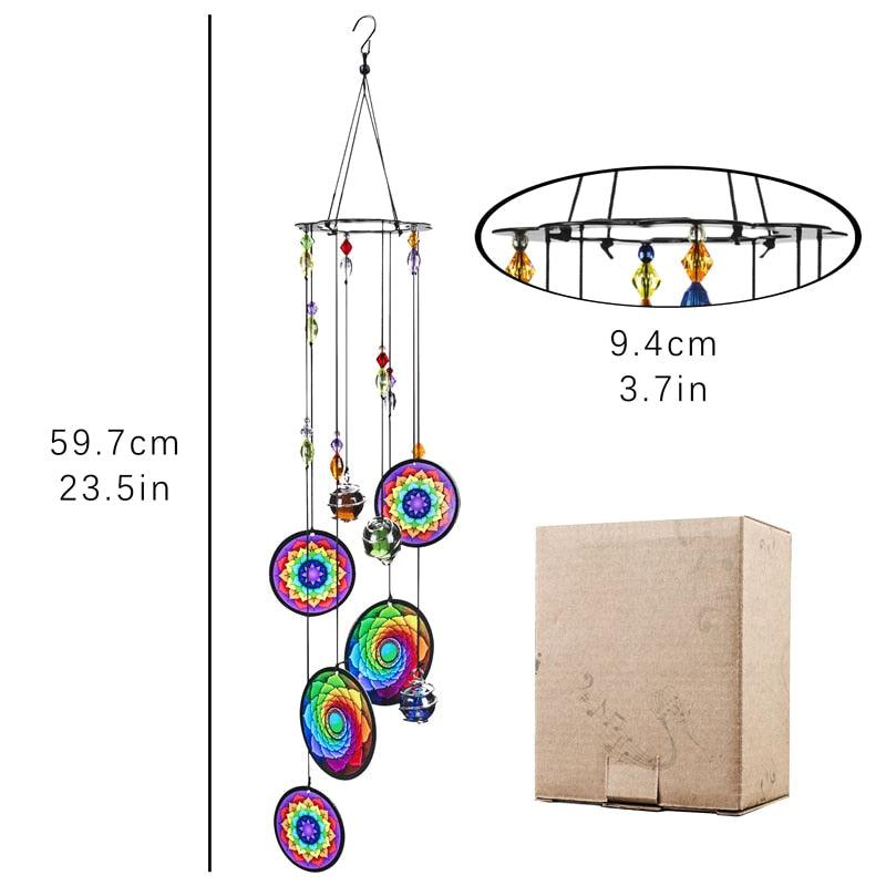 Memorial Wind Chimes Rainbow Maker Hanging Sun Catcher Decor