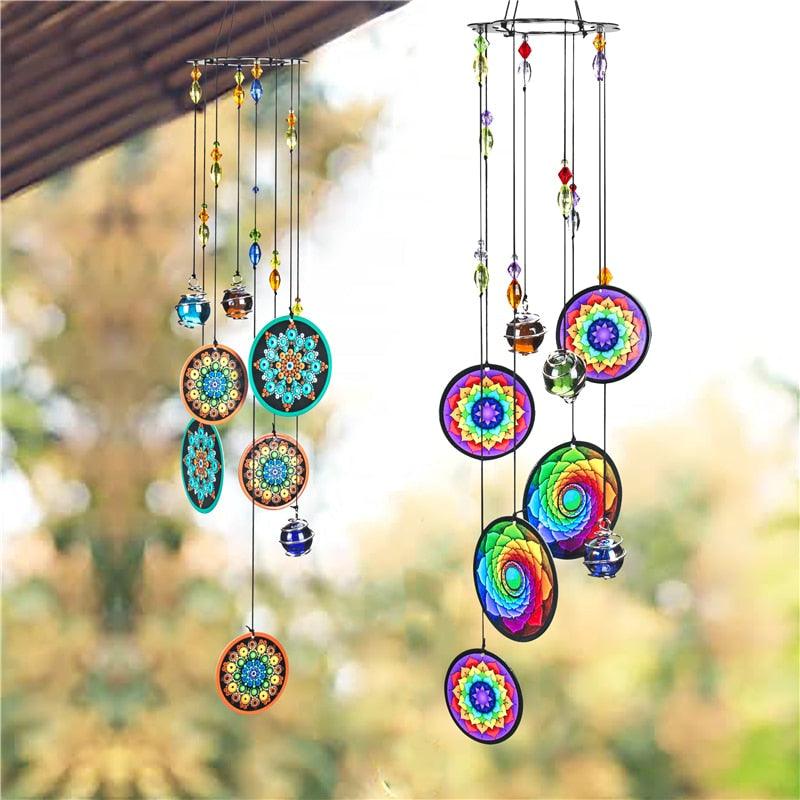 Memorial Wind Chimes Rainbow Maker Hanging Sun Catcher Decor