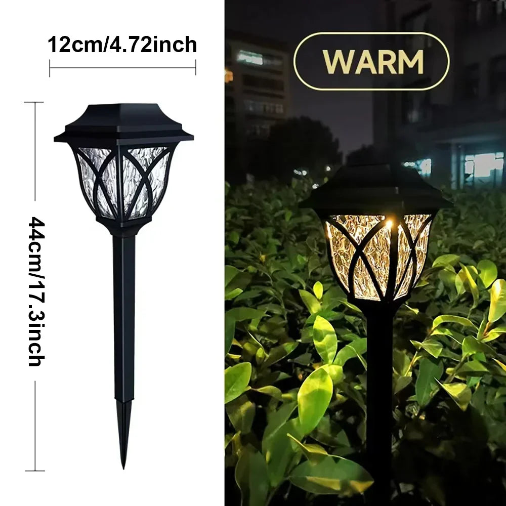 Solar Lawn Lights Set for Outdoor Garden
